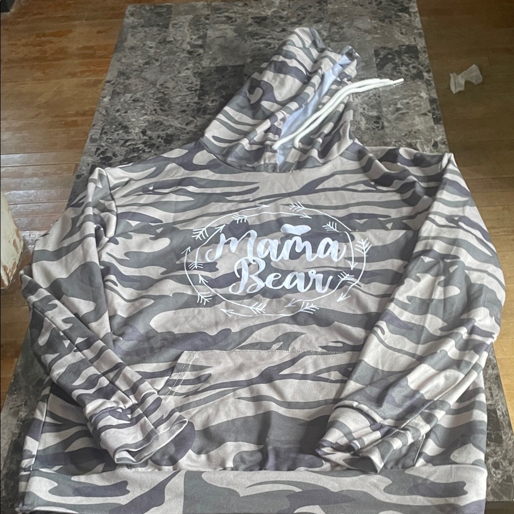 Camo 'Mama Bear' Hoodie